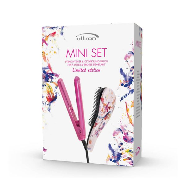 Ultron Mini Set Straightener & Detangling Brush Limited Edition - Afbeelding 2