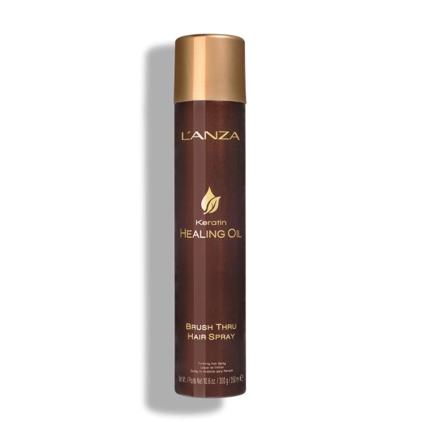 L'anza Keratin Healing Oil Brush Thru Hair Spray 350 ml